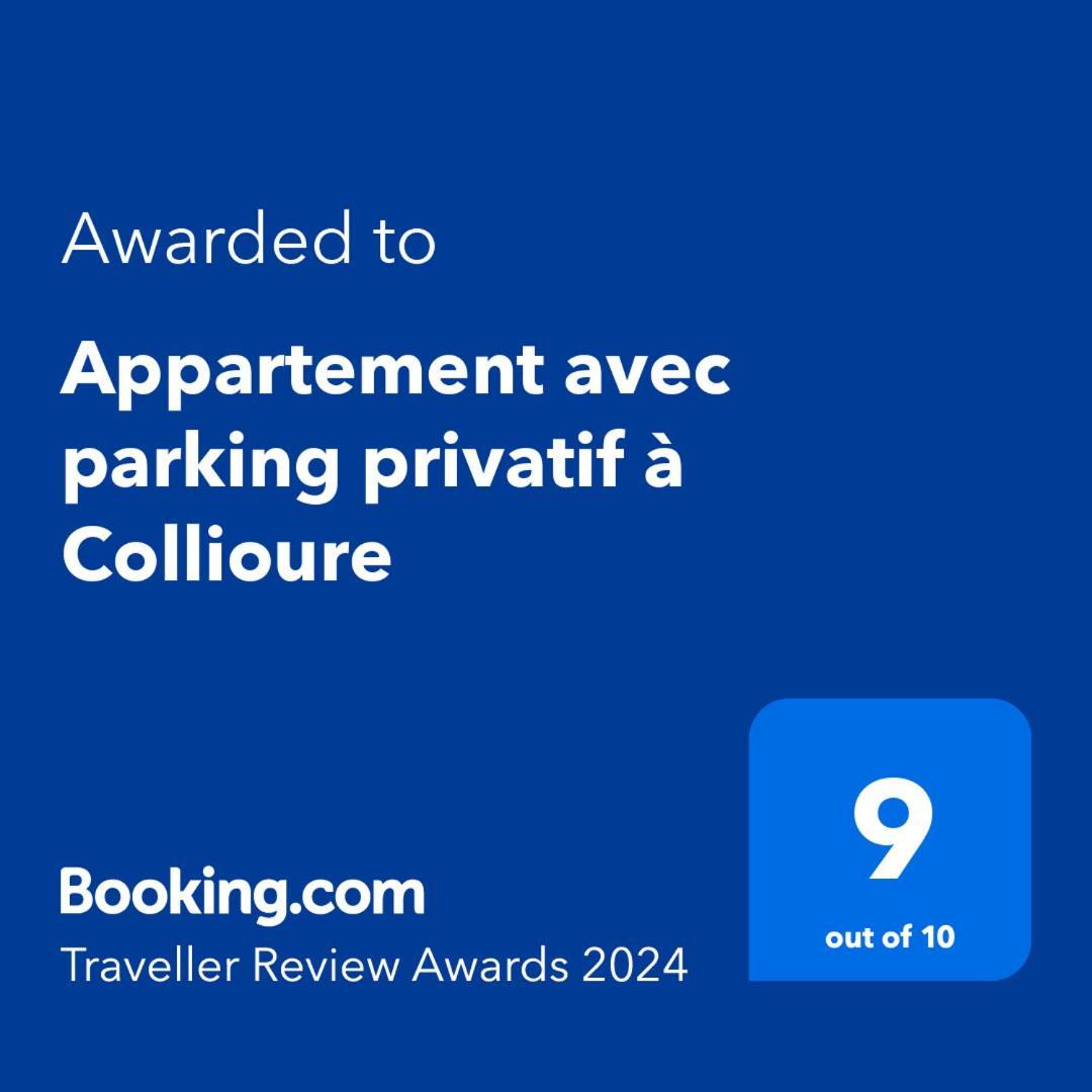 Appartement Avec Parking Privatif A Collioure Buitenkant foto